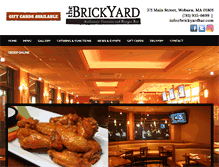 Tablet Screenshot of brickyardbar.com